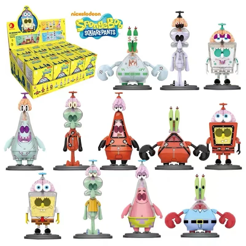 Spongebob Flying Brain Series Blind Box Compatibile Con Lego Large Particle Assembly Block Giocattoli Regalo Di Natale Per Bambini
