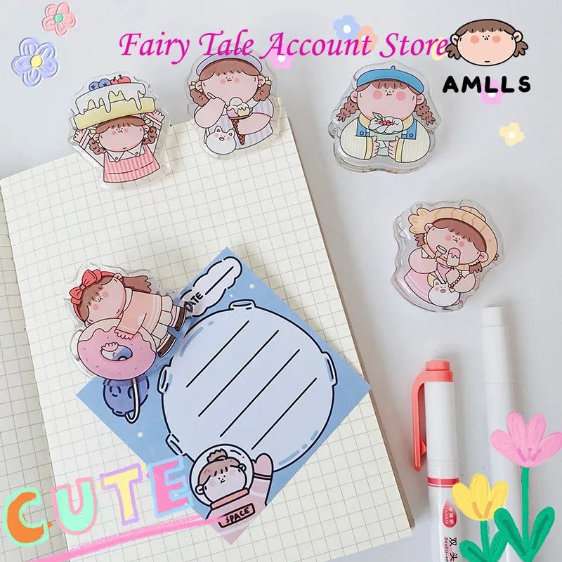 Hand Account Small Clip, Full Series of Cute Cartoon Animal Characters, Drip Glue Hand Account Small Clip