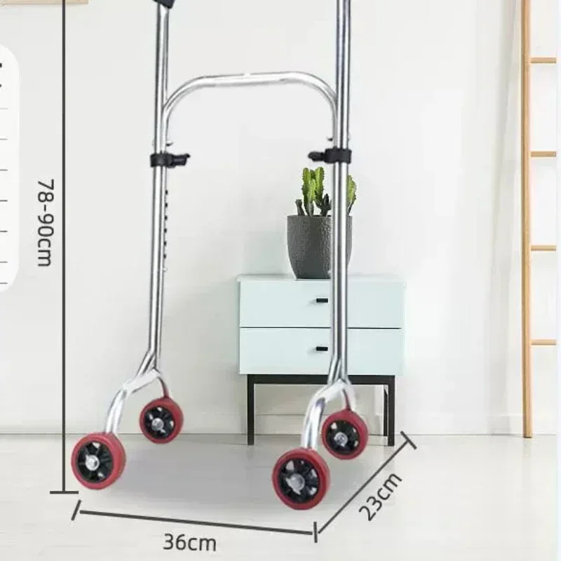 Elderly Bedside Railing Bathroom Toilet Handrail Safety Stand Multifunctional Lightweight Crutch Adjustable Height Support Rod