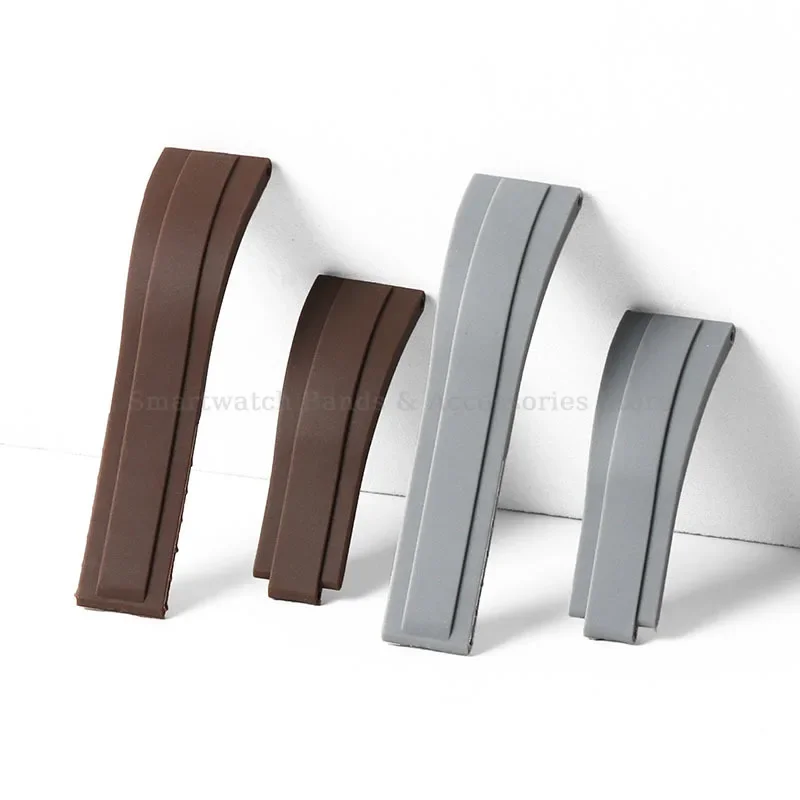 Premium 20mm TPU Silicone Watch Strap with Metal Buckle - Men's Accessory Bracelet Replacement