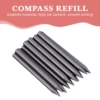 1 Set 2mm Compass Core Replacement Pencil Lead Stationery with Pencil Sharpener for Students Drafting Tools Compasses Tool 5