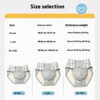 Elderly Incontinence Underwear Washable Leakproof Pants for Bedridden Seniors, Absorbent Adult Diapers Bedwetting Care 2