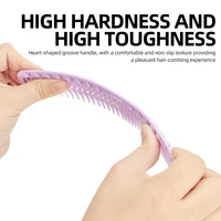 Peigne de barbier ultra-léger à double densité de 13 g, outil flexible résistant à la chaleur pour la coupe de cheveux et l'entretien de la barbe 4