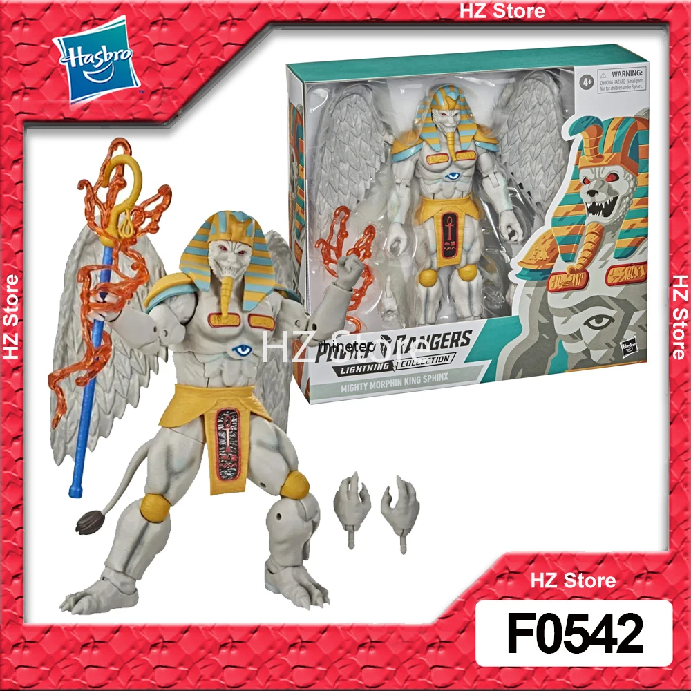 

Hasbro Power Rangers Lightning Collection Monsters Mighty Morphin King Sphinx 8-Inch Premium Figure Toy with Accessories F0542