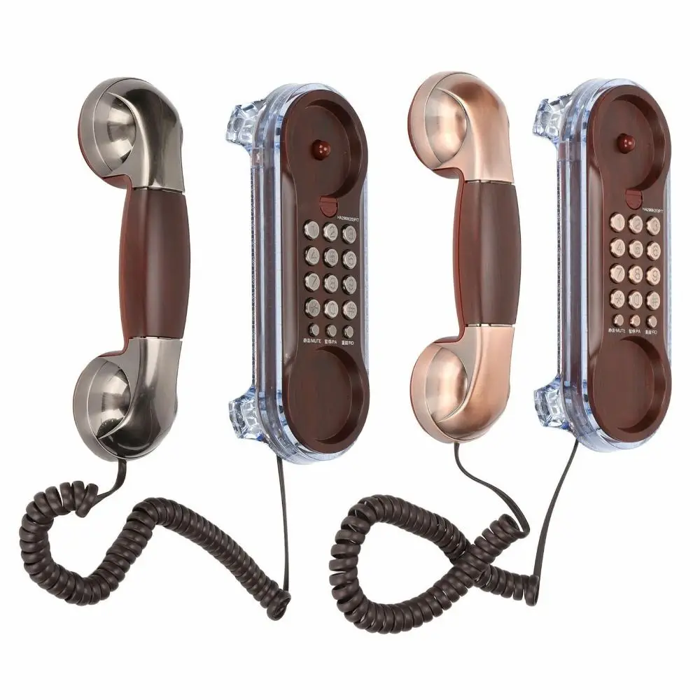 Description Picture 2 of itemWall Mounted Wired Telephone NEW Landline Retro Corded Phone Desktop Compact House Phones Home Office