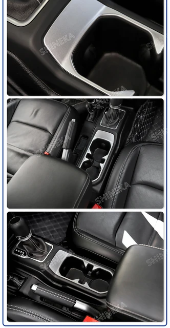 Copertura Trim Portabicchieri Per Jeep Wrangler JL E Gladiator JT 2018-2023 - Accessorio Interni In Argento - Foto 12