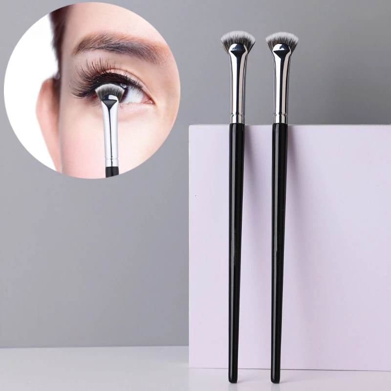 MiniFanEyeshadowBrushEyebrowEyelinerBrushProfessionalSmallFanEyebrowBrushHigh