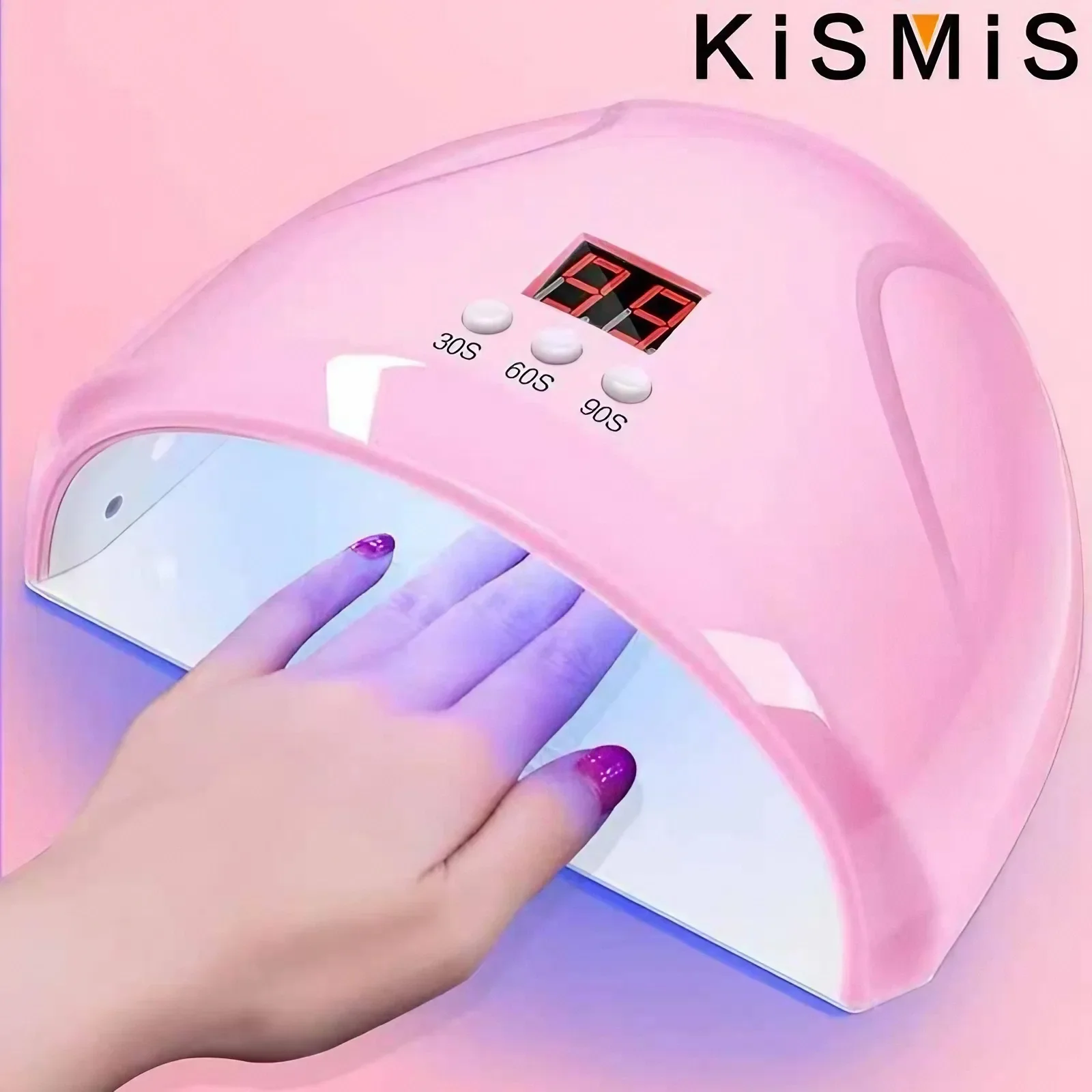 36W USB UV 젤 네일 드라이어 LCD 디스플레이 12 LED 라이트 적외선 센서 타이머 내장 젤 네일 램프 매니큐어 장비