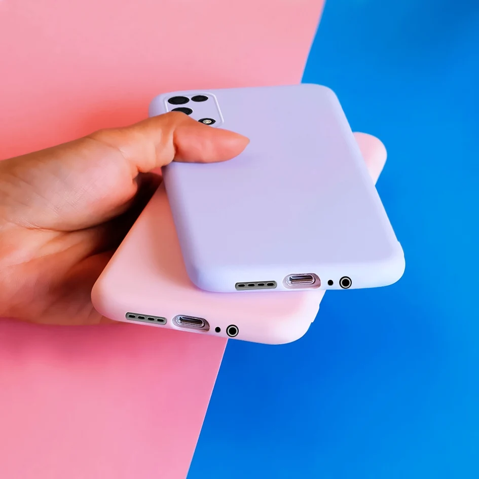 Candy Silicone Phone Case Cover - Soft Protective Housing