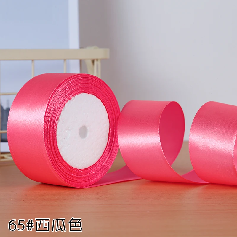 25Yard Silk Satin Ribbons Crafts Bow Handmade DIY Gift Packaging Wrap Party Wedding Decorative 6mm 10mm 15mm 20mm 25mm 40mm 50mm