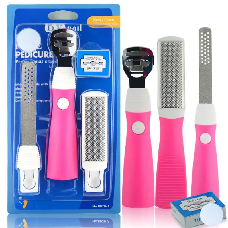 

Foot Scrubber Pedicure Tools Kit Peeling Dead Skin Calluses Removal Foot File Exfoliating Feet Heels Cleaner Foot Skin Care