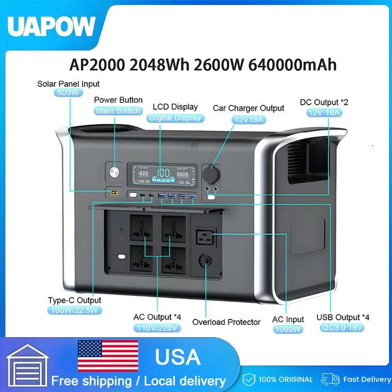 2048Wh Portable Power Station 1