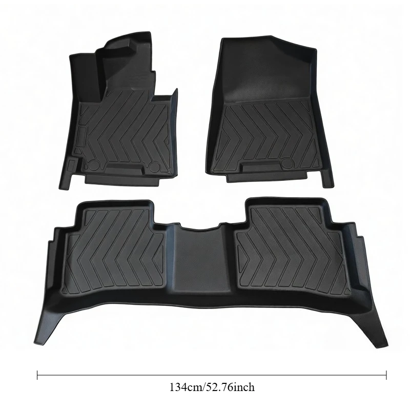 Tappetini auto in TPE, tappetino per bagagliaio per Hyundai Tucson 2015-2020, tappetini per modelli con rivestimento per vano di carico in TPE - immagine 2