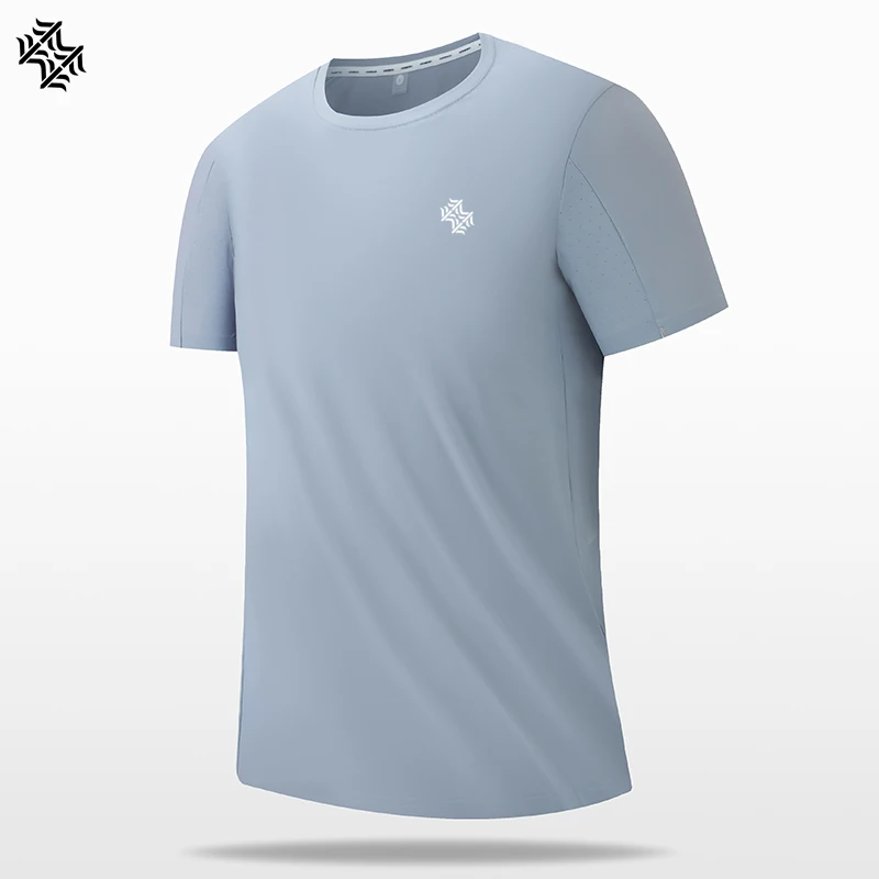 SBWL High quality Seamless process Men's Quick-drying Running Shirts Fitness Gym Sports T-shirt Workout Training Muscle Tops 4