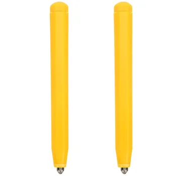 2Pcs Magnetic Drawing Pen Replacement Sturdy Comfortable Erasable Reusable Magnet Painting Board Pens Yellow Checkerboard Toys 1