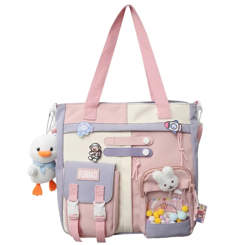 Purple-shoulder bag