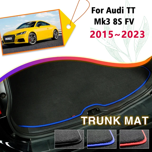 車のトランクマットアウディtt Mk3 8s fv 4席2015〜2023ブーツ貨物 