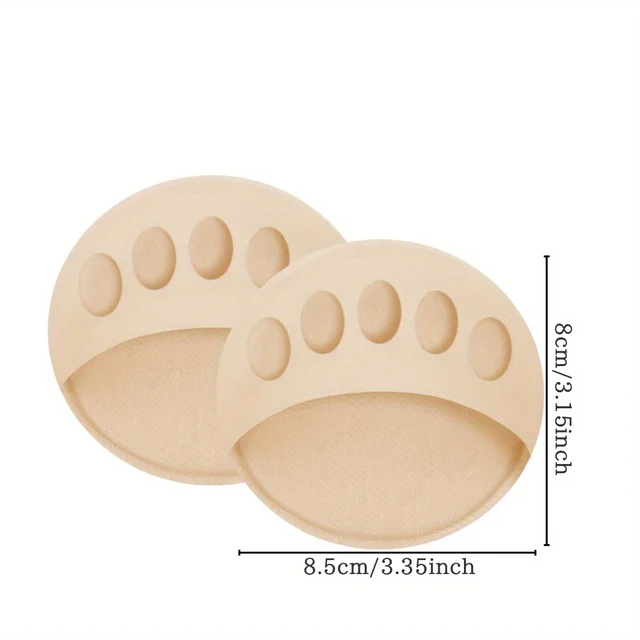 Cuscinetti per i piedi ammortizzanti con tacchi alti, 2 pezzi di comode solette per mezze palme da donna, allevia il dolore ai piedi, 2