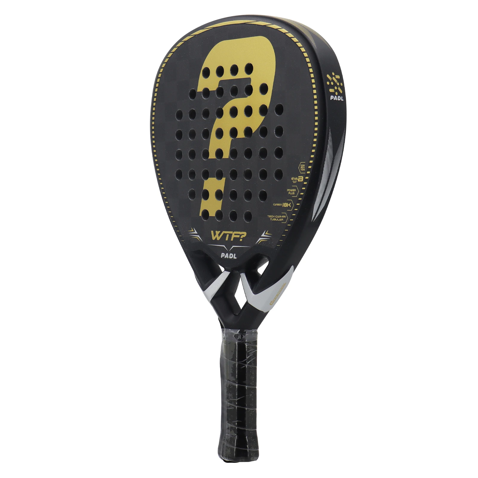 Professional Padel Rackets 18k Carbon fiber with EVA Memory Flex Foam Core Raqueta Outdoor Sports Ball Racket Lightweight