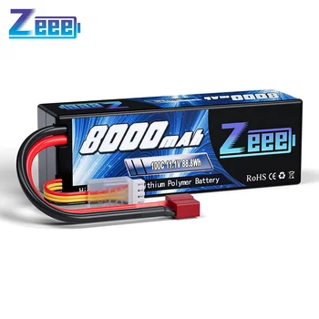 Zeee Lipo 3S 8000mAh Battery 11.1V 100C with Deans Plug for RC Car Lipo Battery Truck RC FPV Drone Airplane Boat Buggy Parts 1