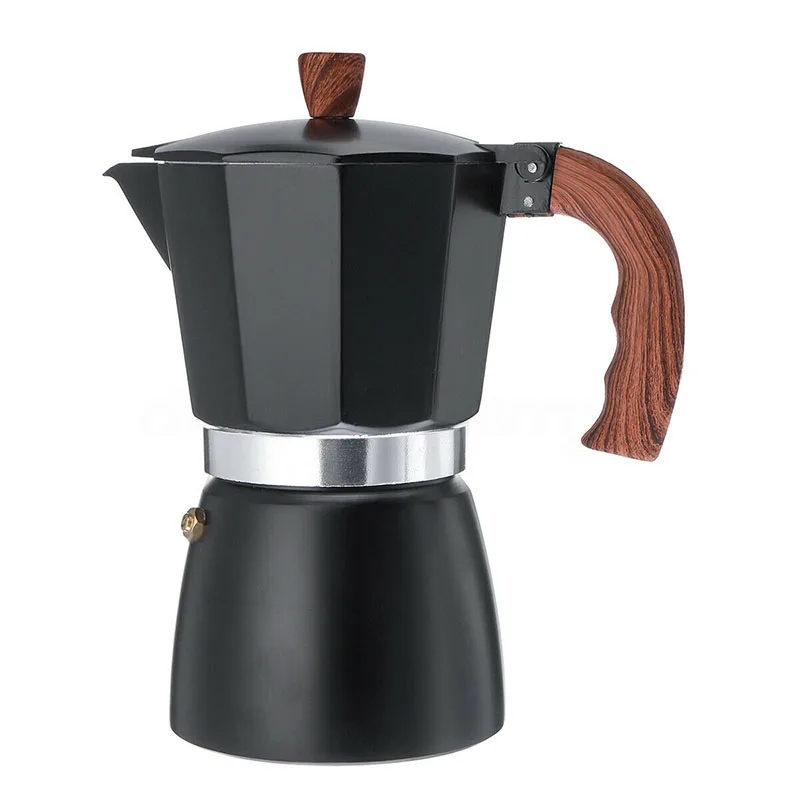 

300ml Italian Espresso Stove Top Coffee Maker Percolator Pot 6 Cups Black Coffee, Tea & Espresso Makers