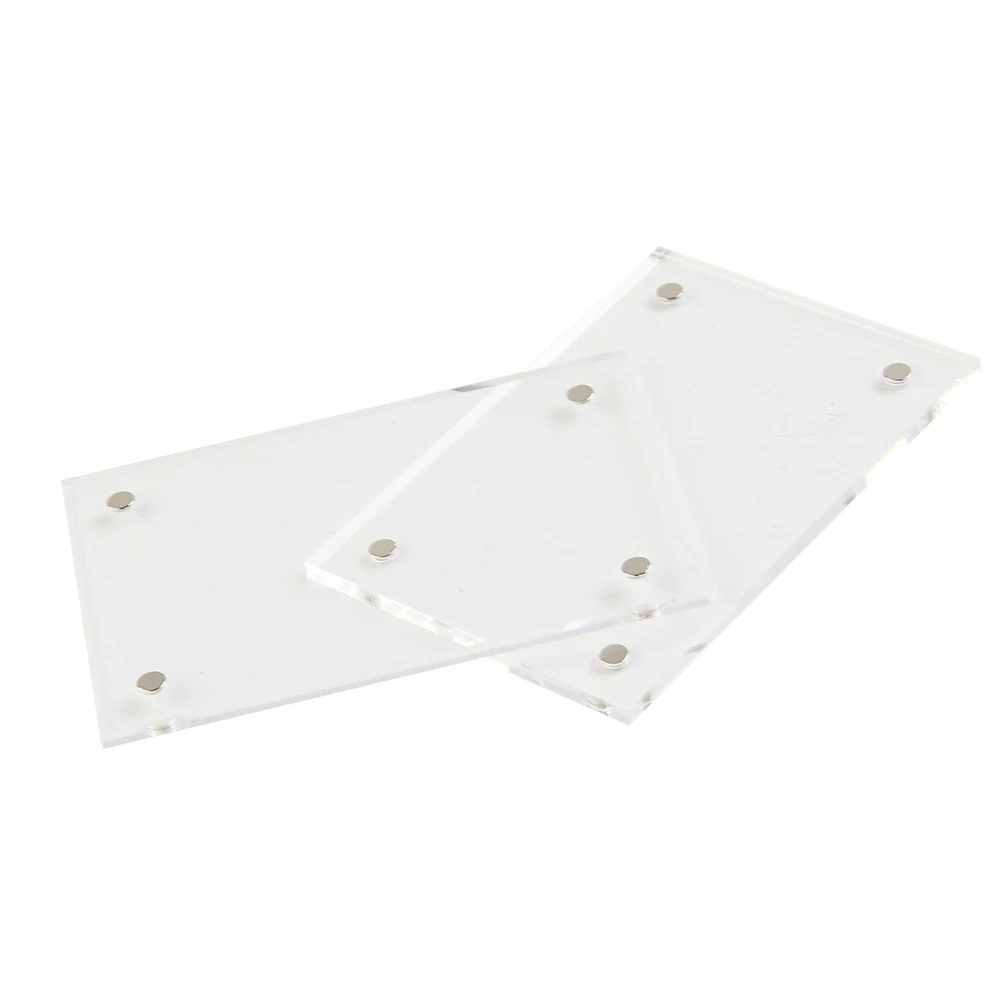 

Acrylic Desktop Display Frame Table Card Sign Collection Photo Protect Holder Magnetic Album Postcard Display Stand Home Decor