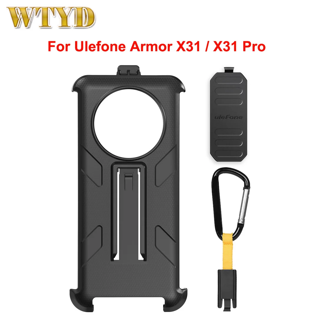Ulefone Back Clip Phone Case with Carabiner For Ulefone Armor X31 / X31 Pro Ulefone Phone Case
