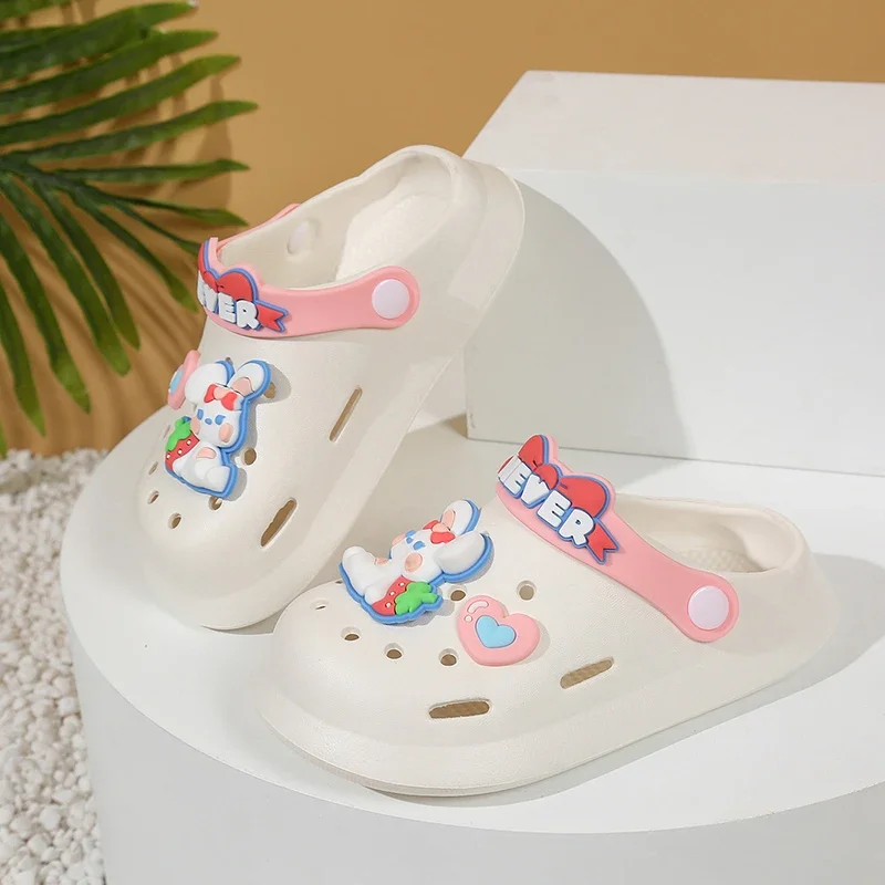 Soft EVA Girls Casual Beach Slippers