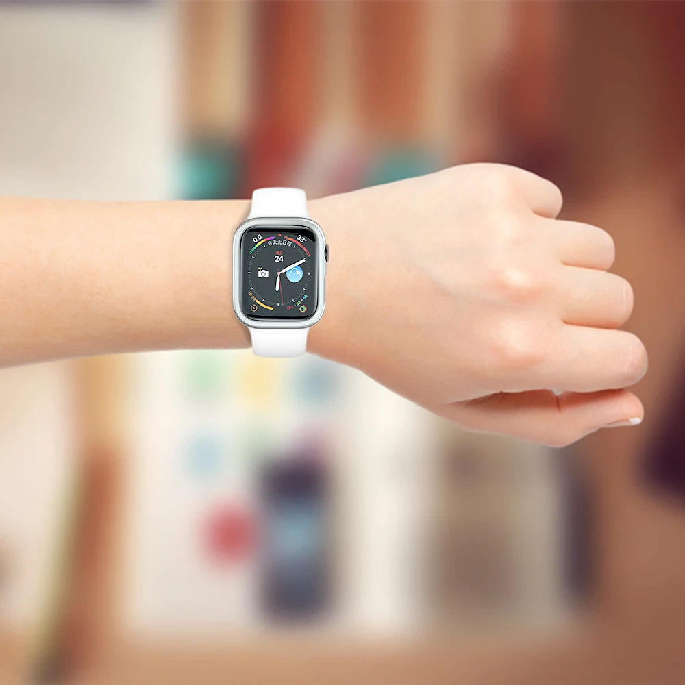 For Apple Watch 45mm 41mm 38mm 42mm 40mm 44mm Plated Skeleton Cover Hard PC Bumper Case Frame For IWatch SE9 8 7 6 5 4 3 2 Case watch case