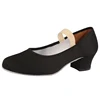 Ballet Shoes For Girls Dance Shoes For Woman Dancing Slippers Character Teacher Shoes High Heel Dancing Shoe Comfortable Black 5