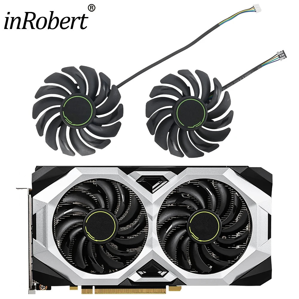 Ventilador Gráfico para Placa de Vídeo 87 mm dc 12v 4pin Rtx2070 para Msi Geforce Rtx 2060 2070 2080
