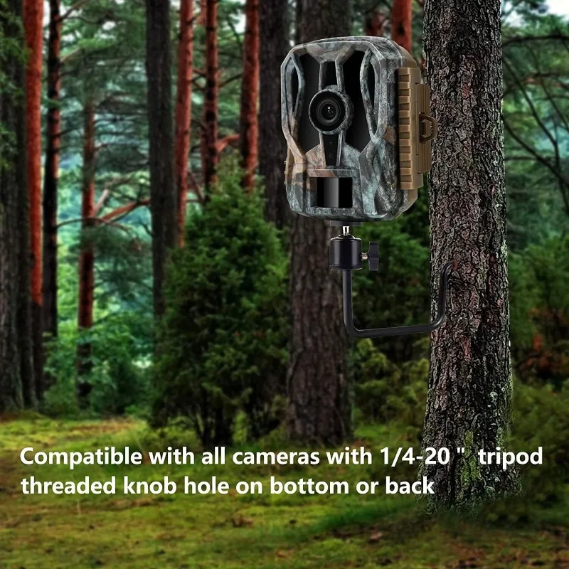 Universal M5 1/4 inch Scouting Trail Hunting Camera Mount Holder Adjustable Tree Stand Screw Solar panel Charger Night Vision hunting trail camera trail camera