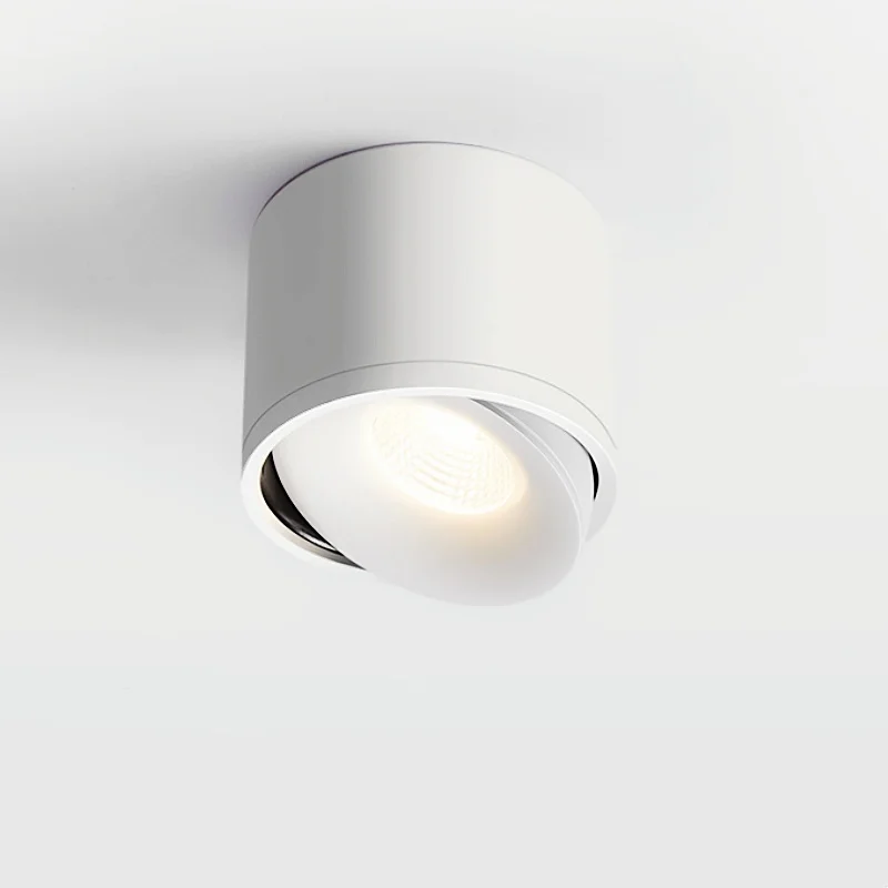 Ultra-thin open-mounted adjustable Angle spotlight LED ceiling light anti-glare aisle light 5W7W10W12W15W18W20W25W