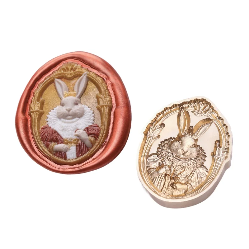 Embossed Brass Fairy Tale Lacquer Seals for Stamps and Greeting Cards