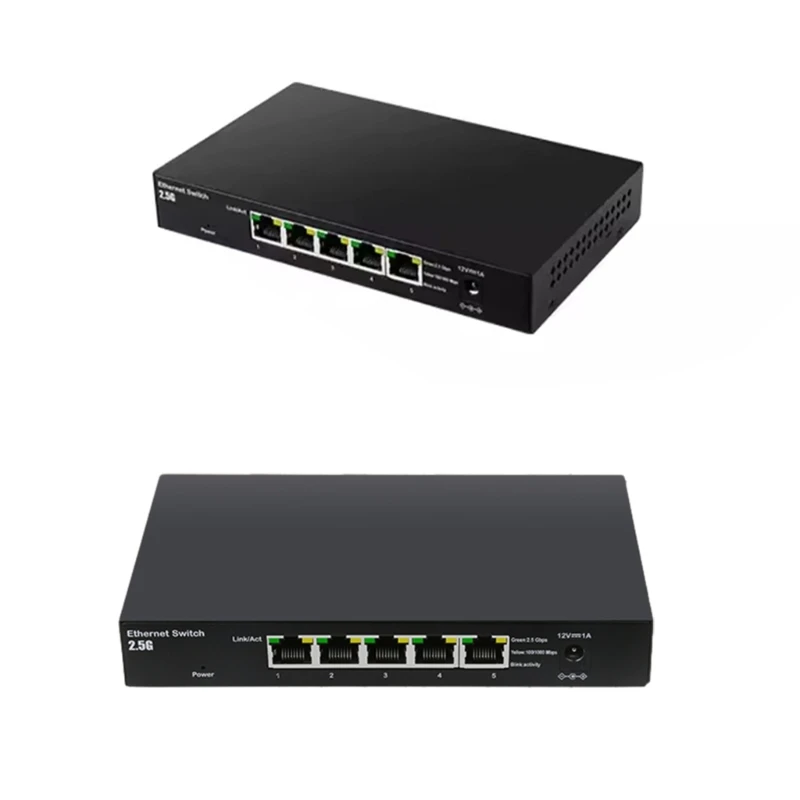 게임 및 사무실 Dropship에 완벽한 빠른 2.5Ghz 멀티 기가비트 데스크탑 허브를 활용하세요