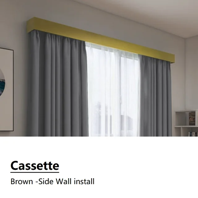 Binario Per Tende A Doppia Via - Bianco 200cm | Per Finestre Bay Con Pelmet Incluso - Foto 4