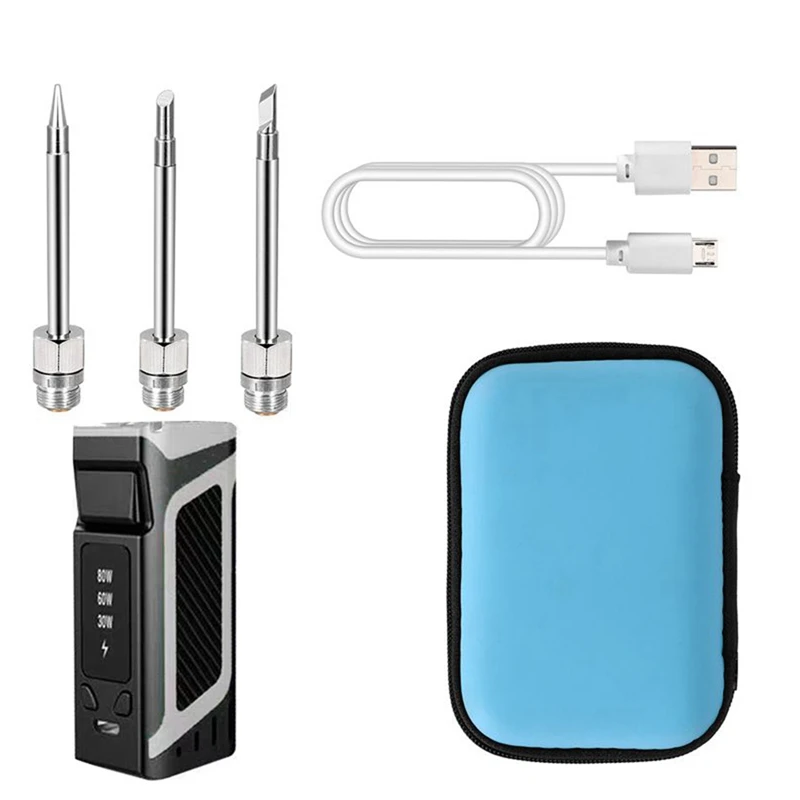

Паяльник с аккумулятором 30-80 Вт, USB-зарядка, 510 портов