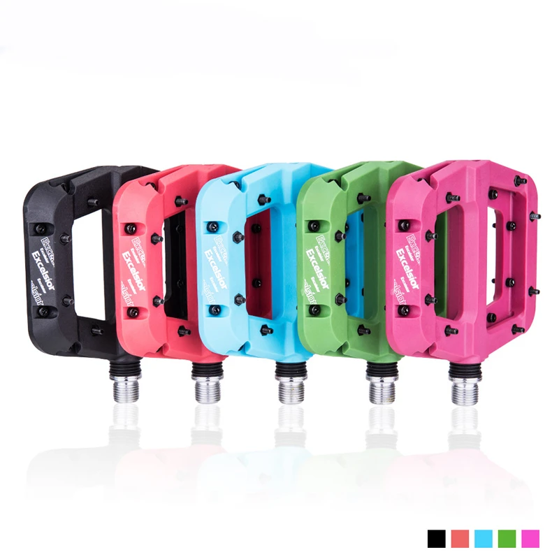 Mountain Bike Pedal Nylon 2 Bearing Composite 9/16 High Strength Non