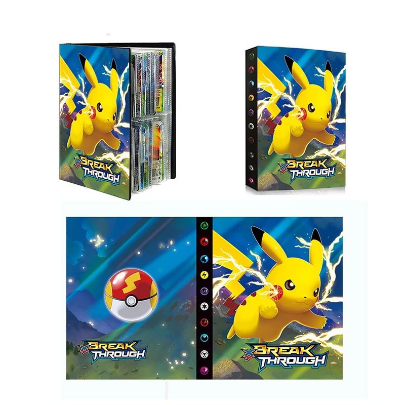 Pokemon Pikachu Binder Portfolio Pocket Album Card Xy Portfolio Holder 240 cards 