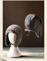 Men Winter Trapper Aviator Trooper Earflap Warm Russian Waterproof Ski Hat Women Bomber Cap Ear Protectors Dad Thick Fleece Hats 4