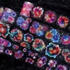 1Roll Fireworks Shell Light Handbook PET Tape Fireworks Sunny Day Blue Material Loop Stickers Adhesives Scrapbook 50mm*2m 3