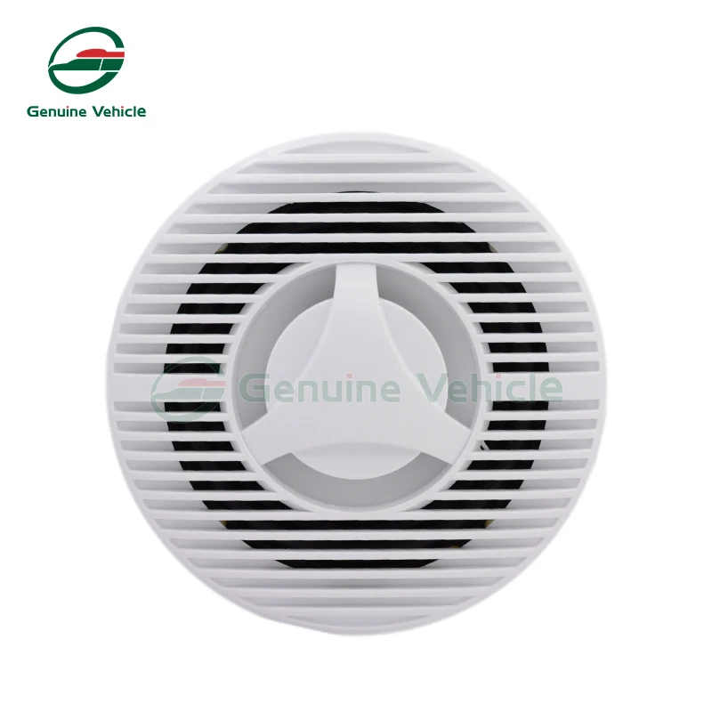 1 Pcs White 6.5 Inch 120W Boat Waterproof Speaker Sound Auto Modified Horn Round Flush Fitting For Yacht Marine Car RV Camper
