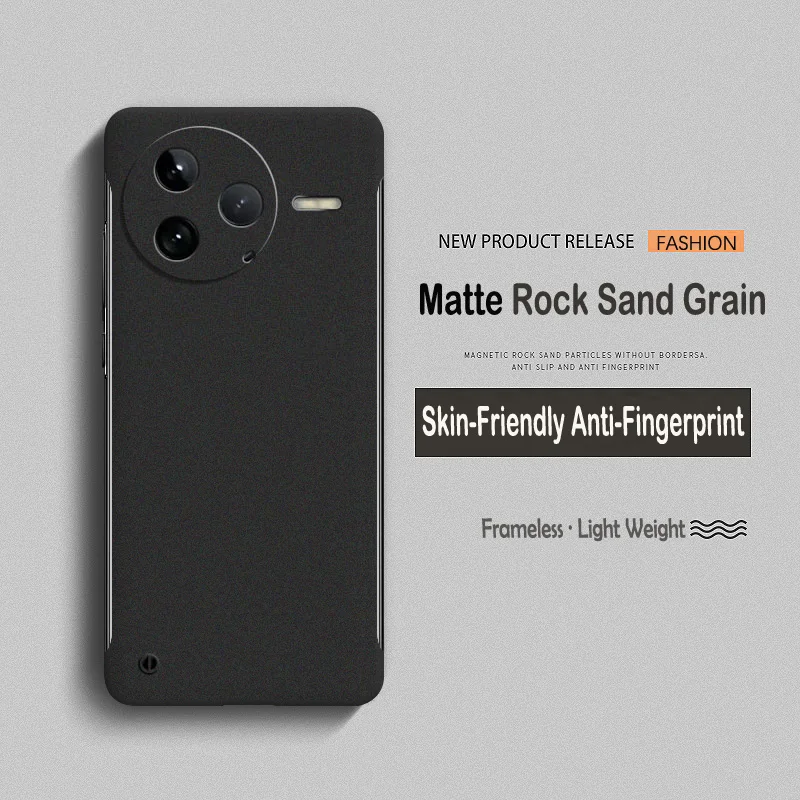 Luxury Matte Frosted Frameless Ultra Thin Case with Hard Lens Protection