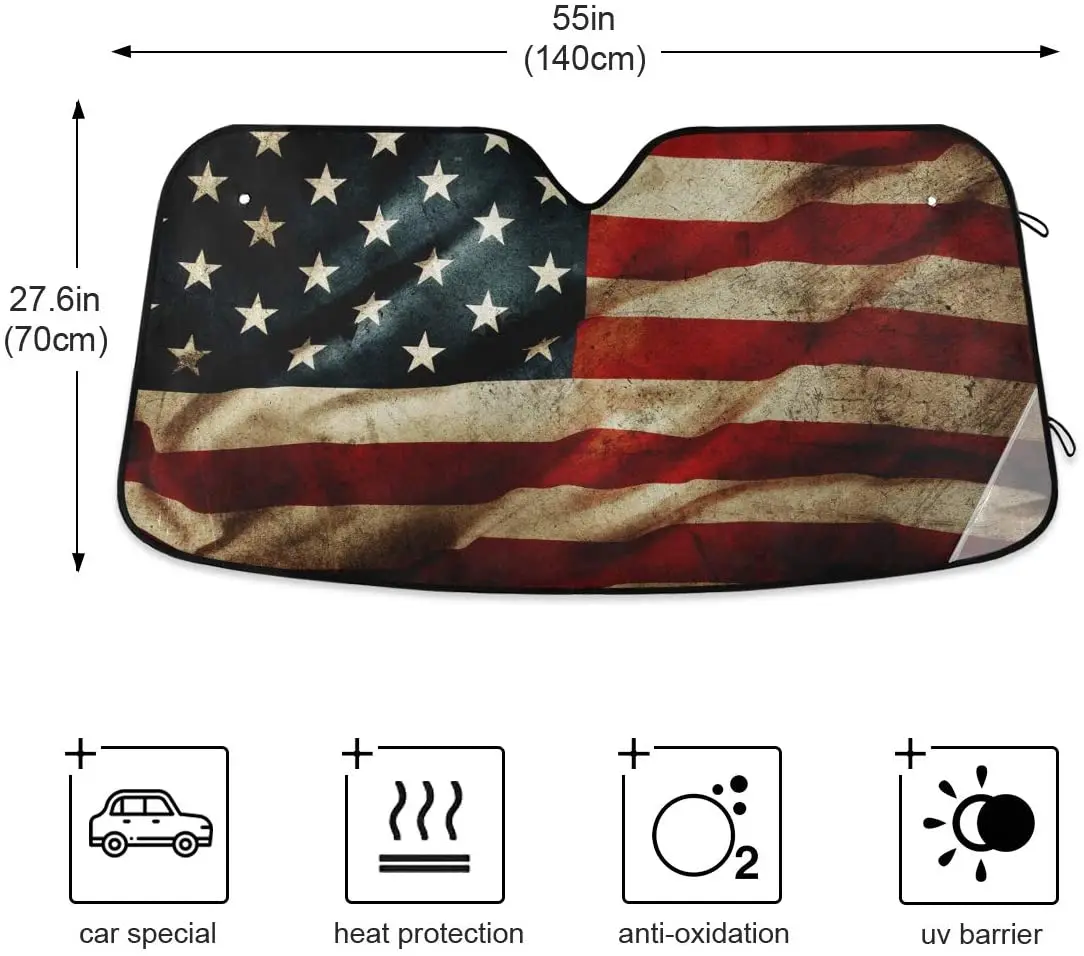 Рисунок 5 - Гранж американский флаг автомобильный