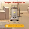 Kero World KW-24G Indoor Kerosene Heater, Large, Gray 3