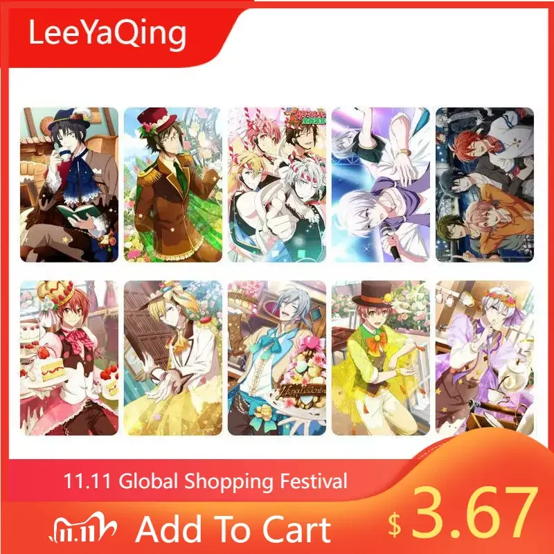 

IDOLISH7 Card Stickers Japan Anime Stationery Stickers Smooth Surface Kids Stickers Custom