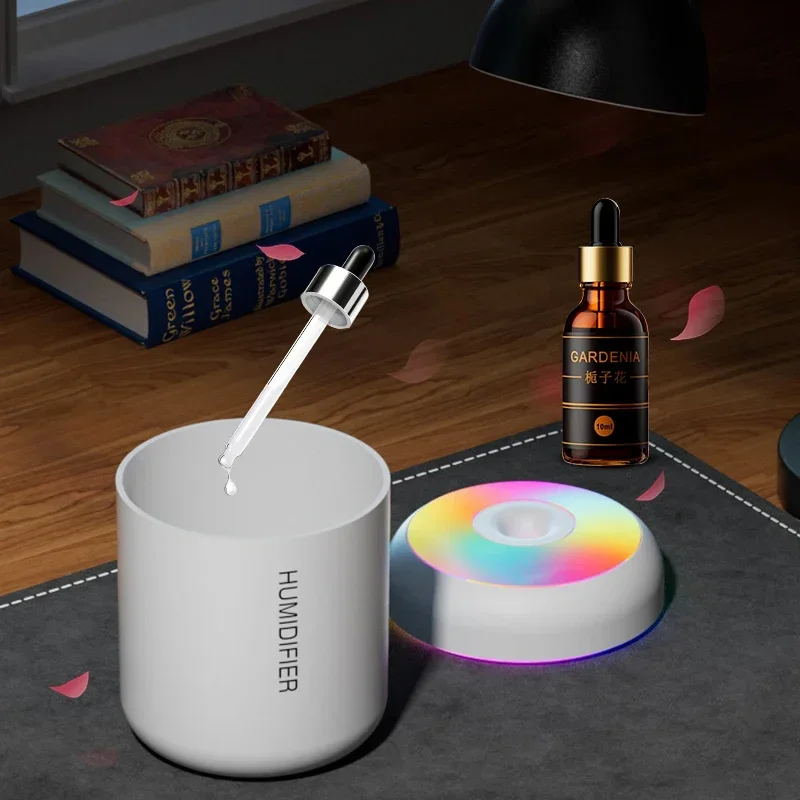 Car home bedroom Mini air humidifier USB electric 180ML aroma diffuser Essential oil purifier Aromatherapy mist machine