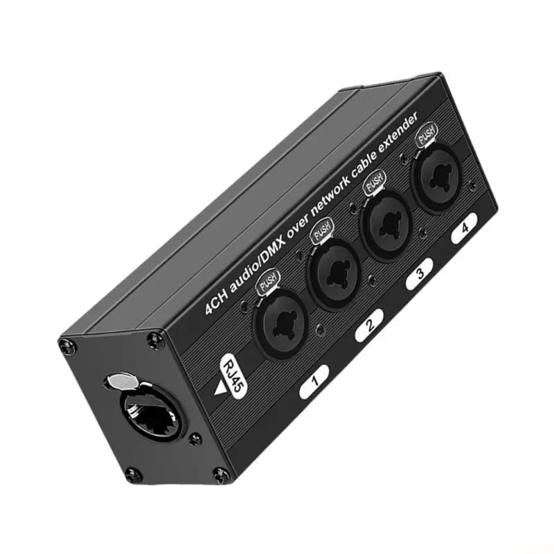 B03F 스튜디오 녹음 및 라이브 사운드 시스템용 고품질 4 웨이 XLR Cat5 어댑터