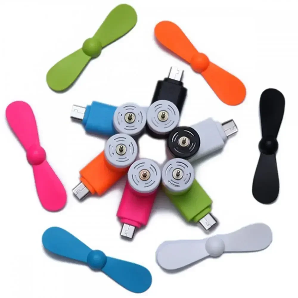 Creative Portable Mobile Phone Type C Mini Fan Samsung Huawei USB Gadget Fans Tester Micro USB /Android/USB For iPhone