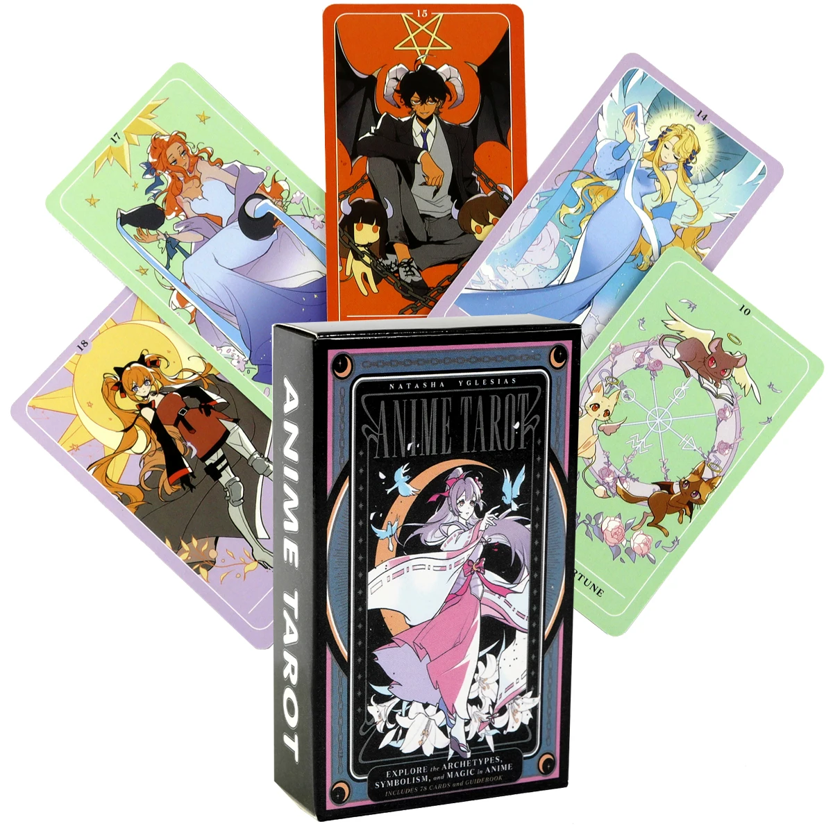 

Anime Tarot Deck Pocket Size Tarot Cards Deck High Quality Fortune Telling Game Divination Beginner Tarot Learning